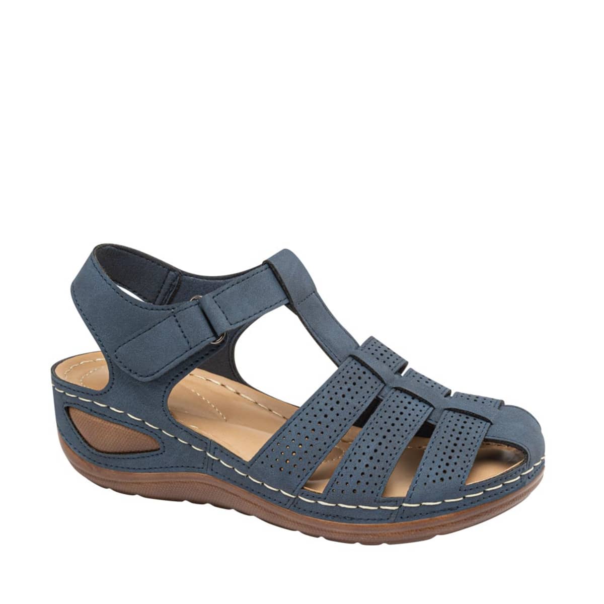 Sandalia Slider De Verano Para Mujer Azul 2YS463 | CHABELY