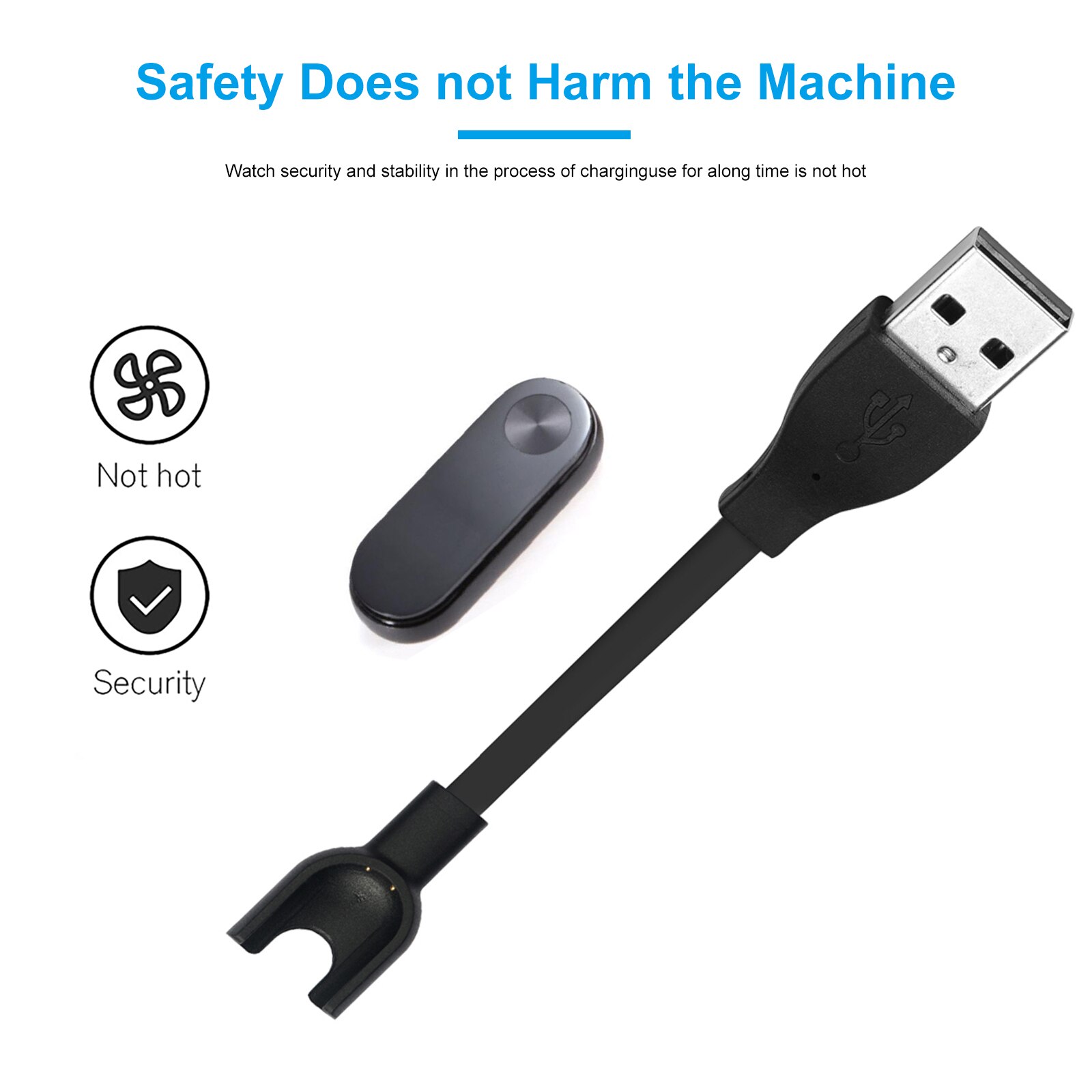 Cargador Usb Compatible Con Xiaomi Mi Band 2 Pulsera Inteligente