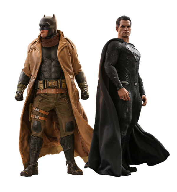 Hot Toys Batman Knightmare y Superman Set Escala 1/6