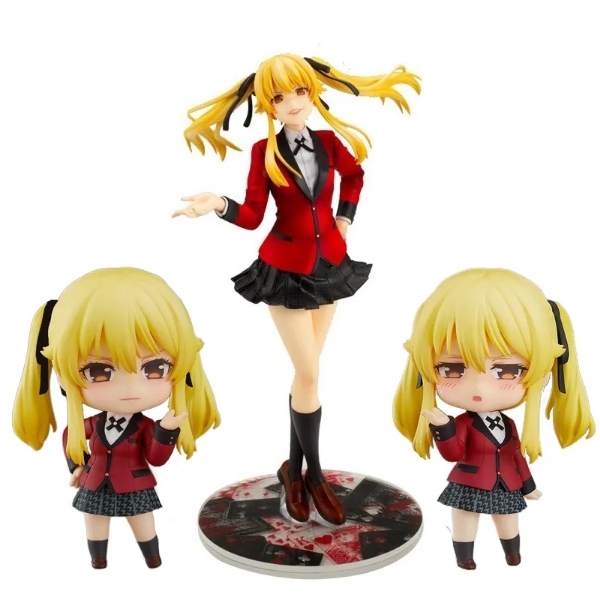 Figura anime coleccionable kakegurui, Saotome, Mearo, Jabami, Yumeko