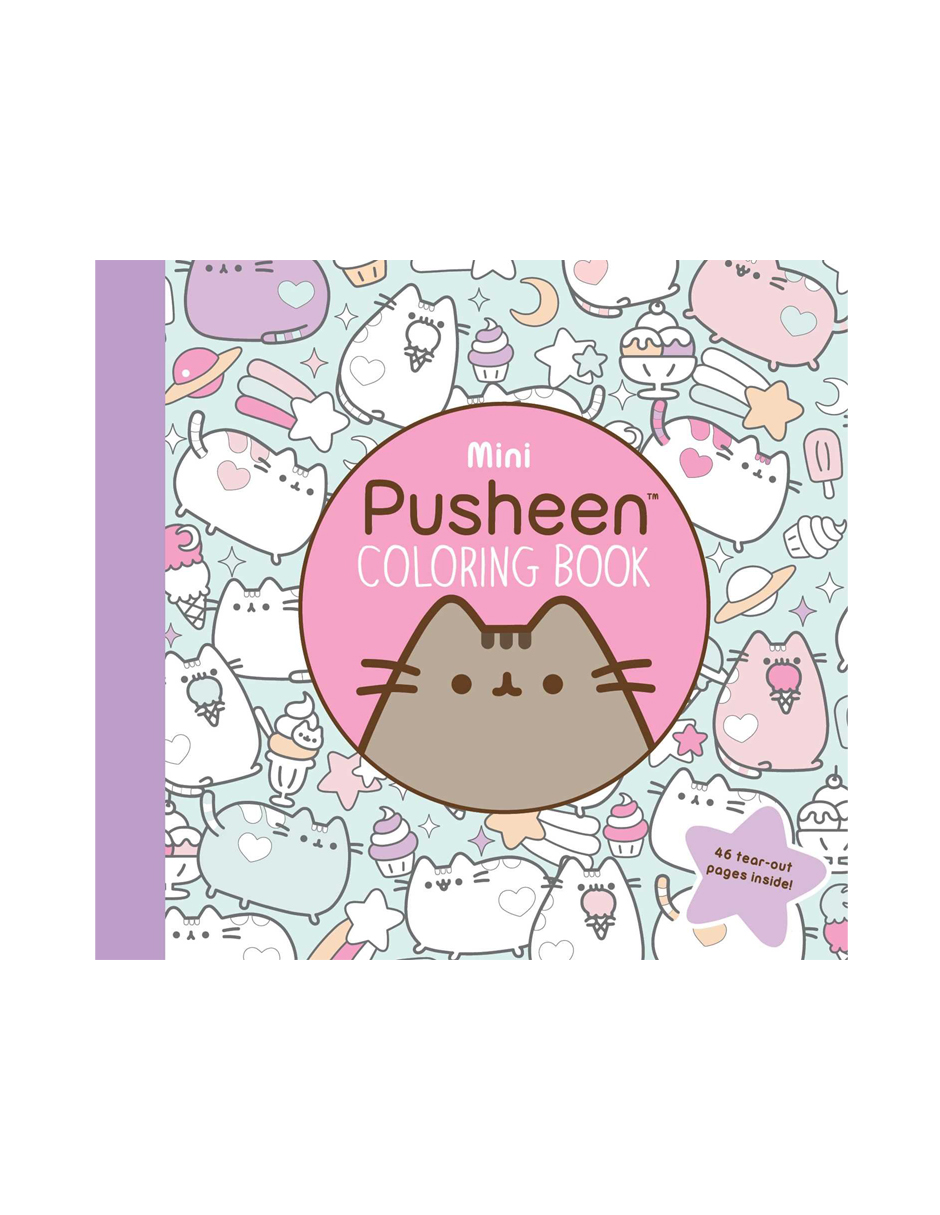 Mini Libro Para Colorear De Gato Pusheen Chico