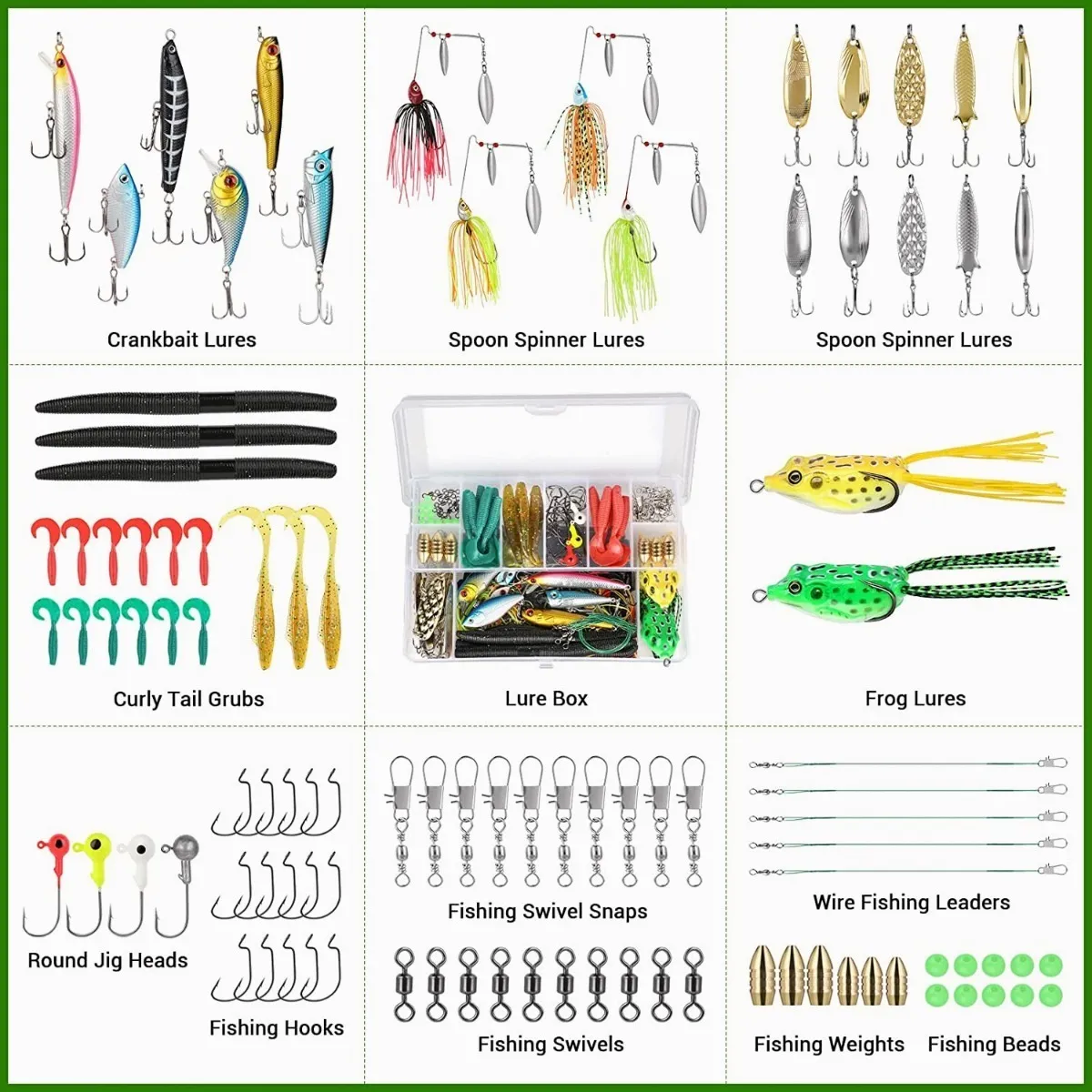 Señuelos Pesca Profesional,kit De Curricanes Pesca 102 Pcs