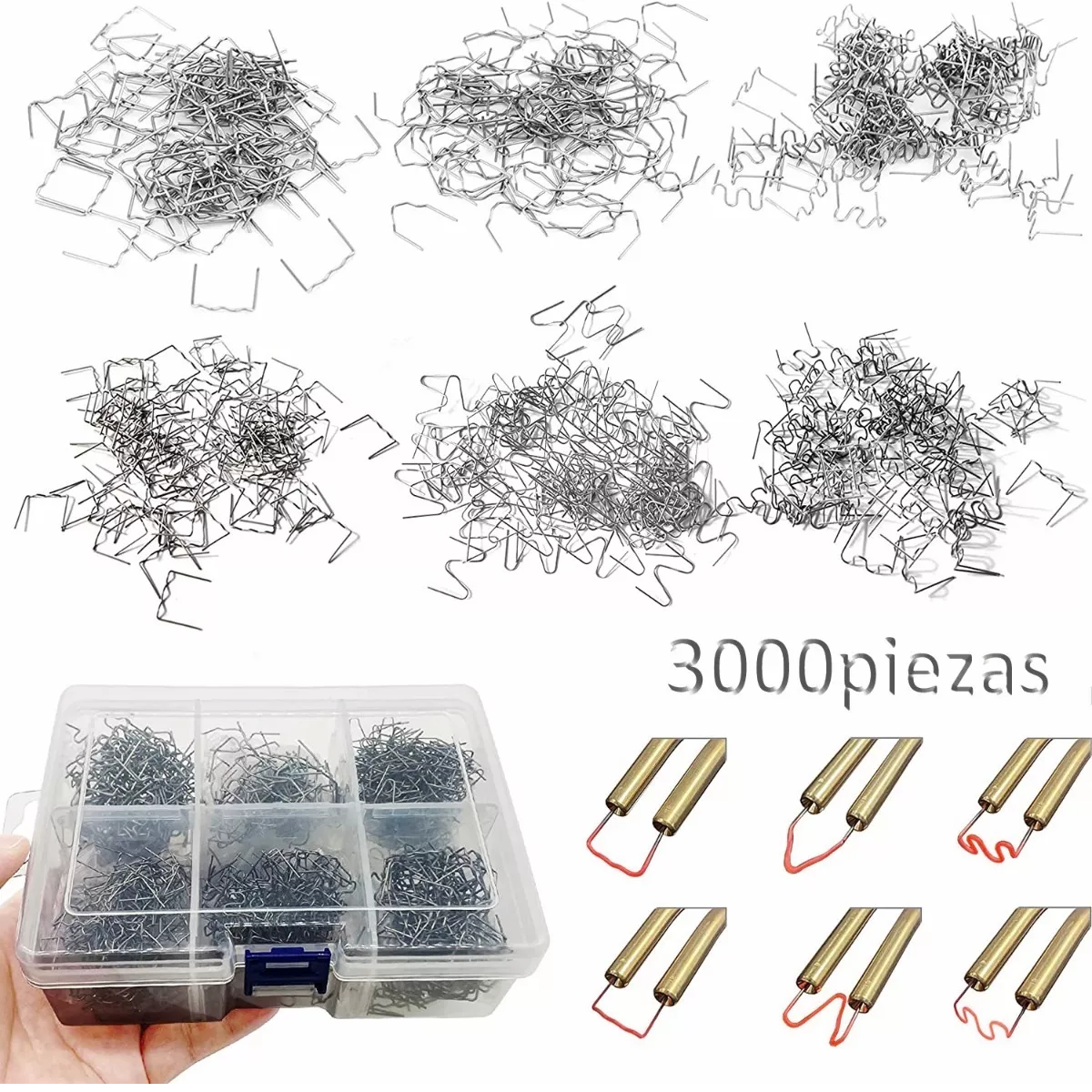 Set 3000pcs Grapadora Caliente Grapas Para Soldadora De Plástico