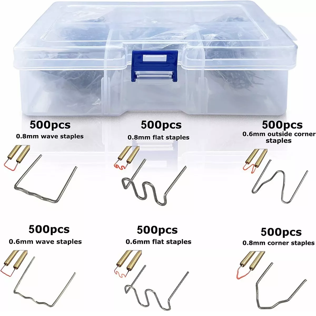 Set 3000pcs Grapadora Caliente Grapas Para Soldadora De Plástico