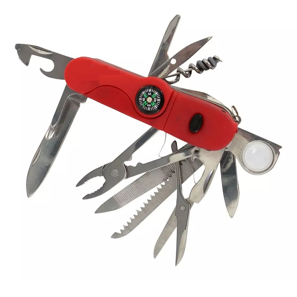 Navaja Suiza Acero Inoxidable Portátil 23 En 1