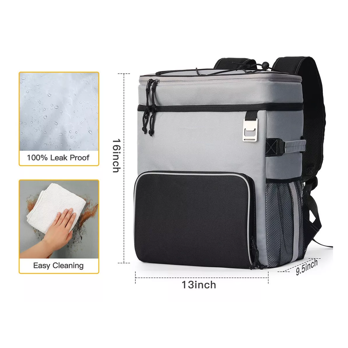 Mochila Hielera Portatil Enfriadora De 25 Litros/32 Latas