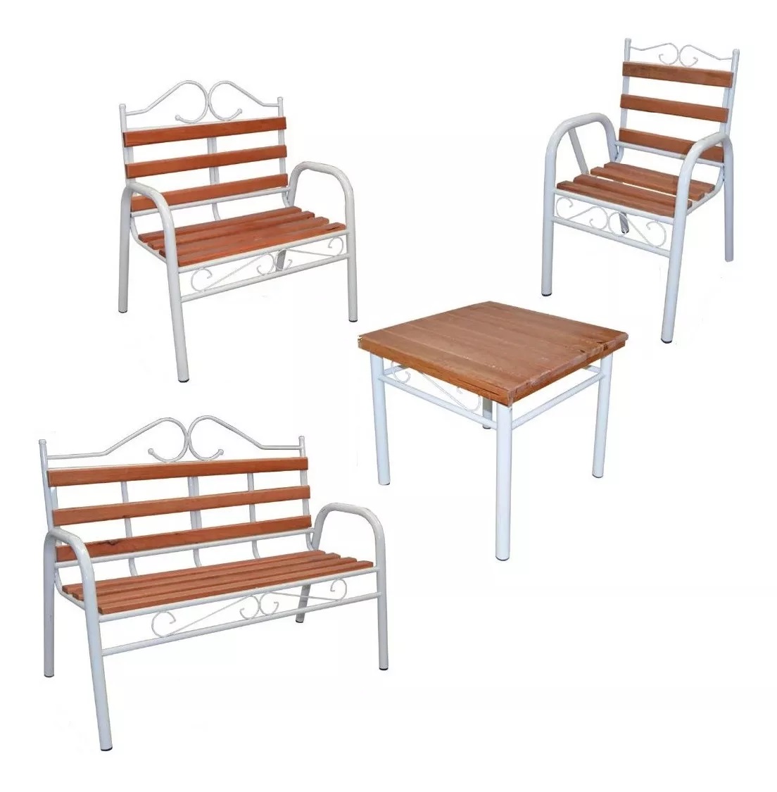 Set de Sala de Jardín 4 piezas Muebles Vigo 