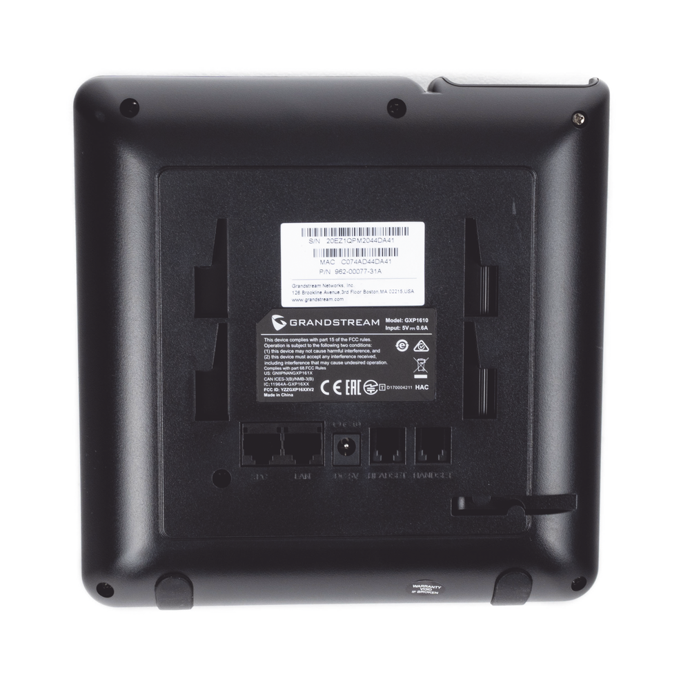 Teléfono IP Grandstream GXP-1610, 2 Líneas, 1 Cuenta SIP con 3 teclas de función programables