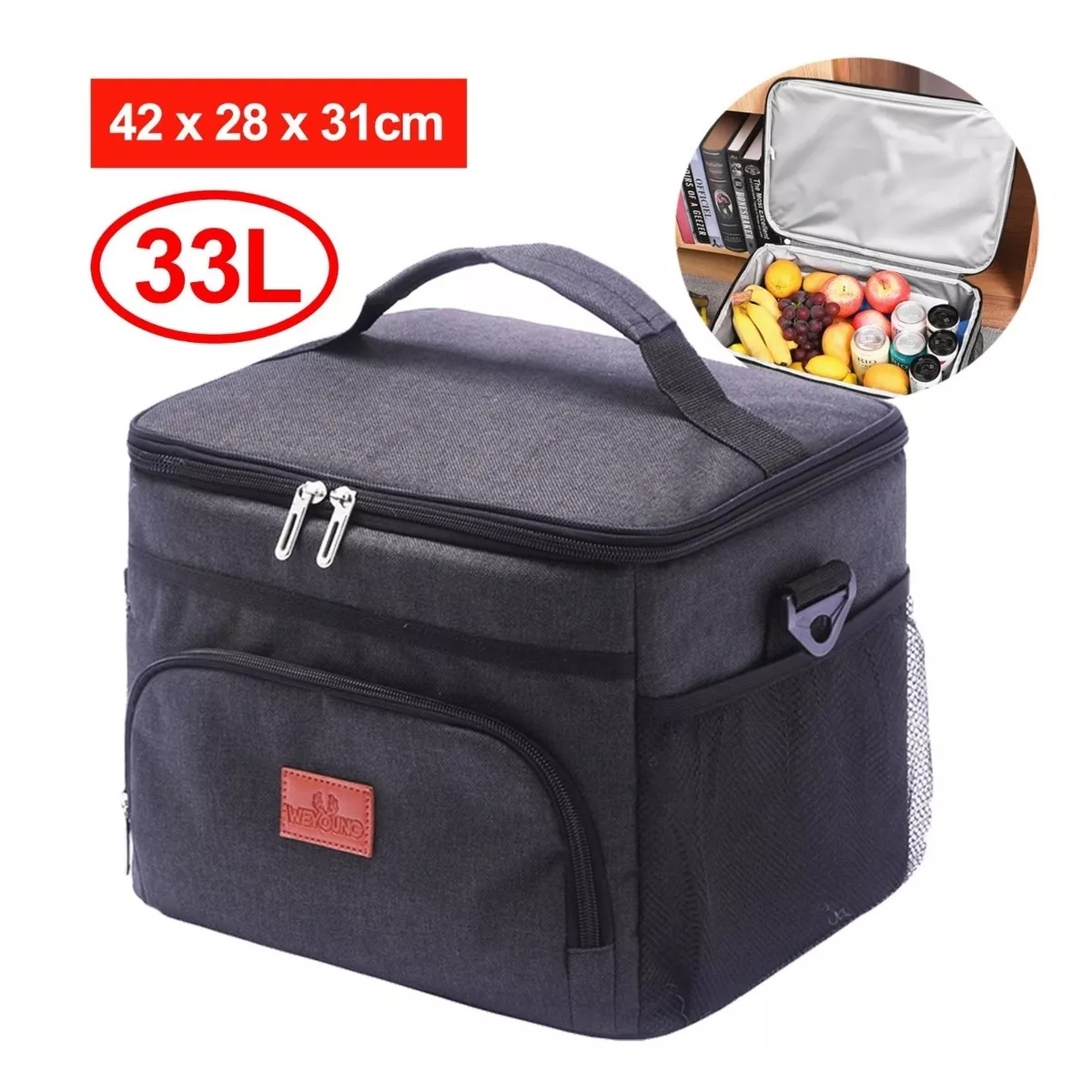 Loncheras Termicas Bolsa Mochila Hielera Portatil 33l