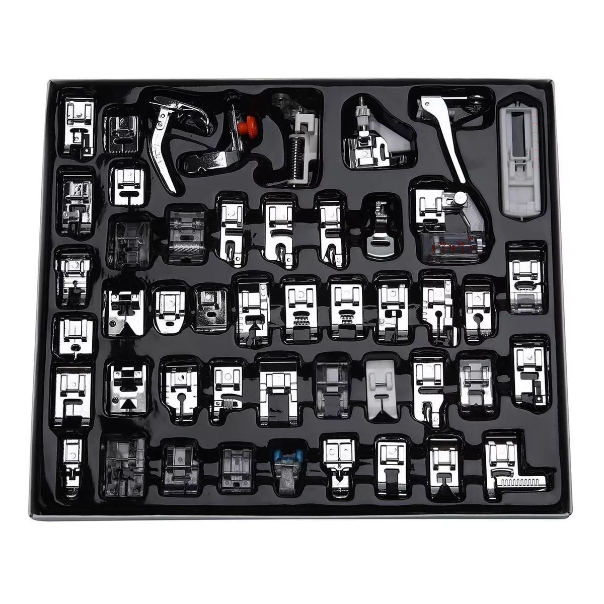 Kit 48 Pcs Profesión Prensatelas Maquinas De Coser