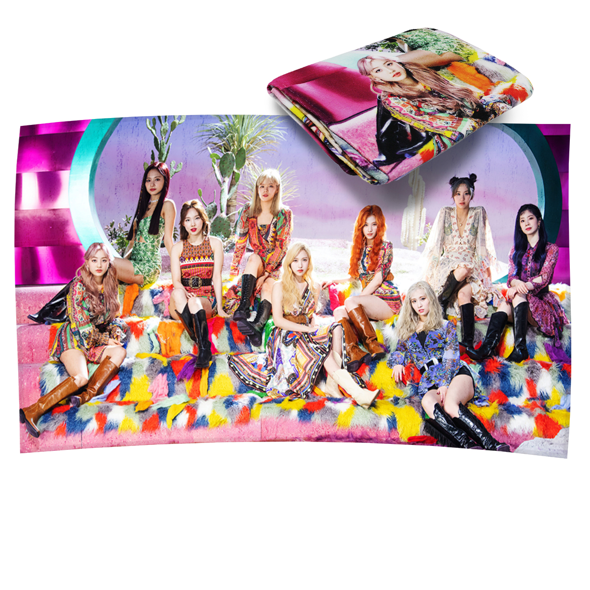 Toalla De Baño Diseño Twice Microfibra Diseño Kpop Once Microfibra