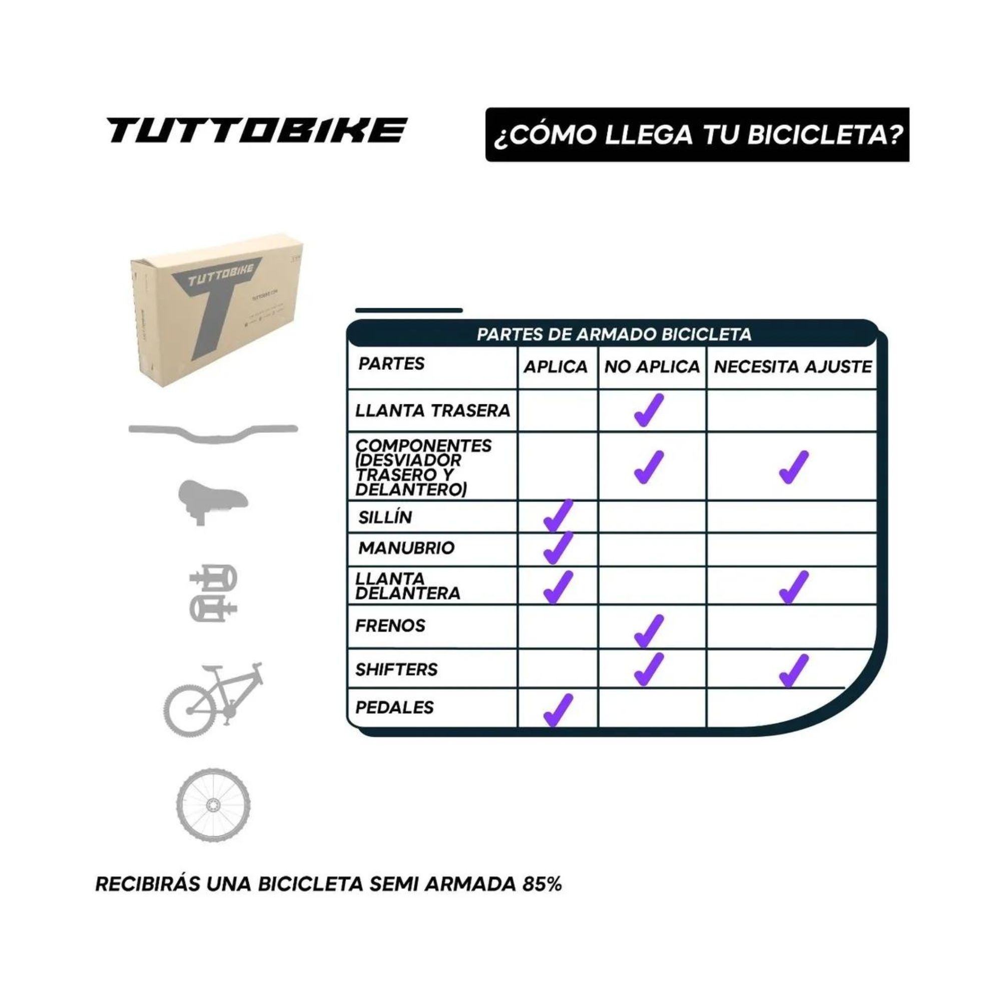 Bicicleta Urbana Vintage Aluminio R24 7v Loving Monk Morado