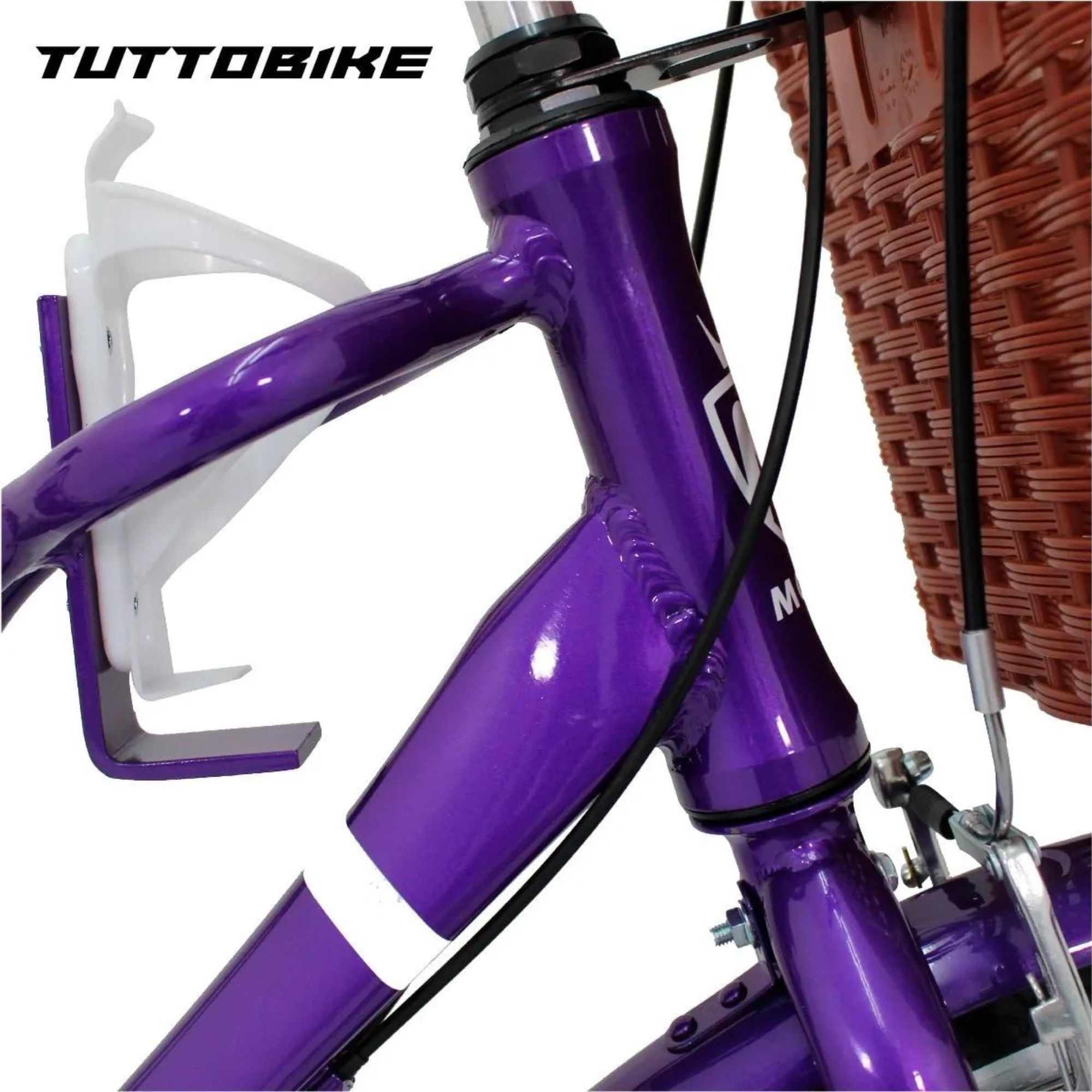 Bicicleta Urbana Vintage Aluminio R24 7v Loving Monk Morado