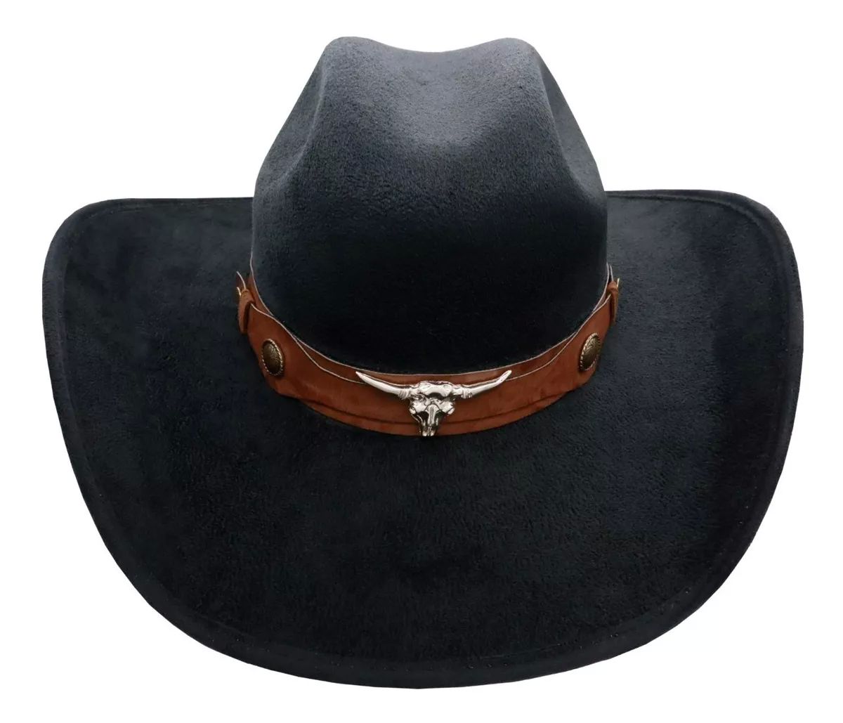 Sombrero Unisex Texana Vaquero Chihuahua Gamuza Taurino 134 Negro