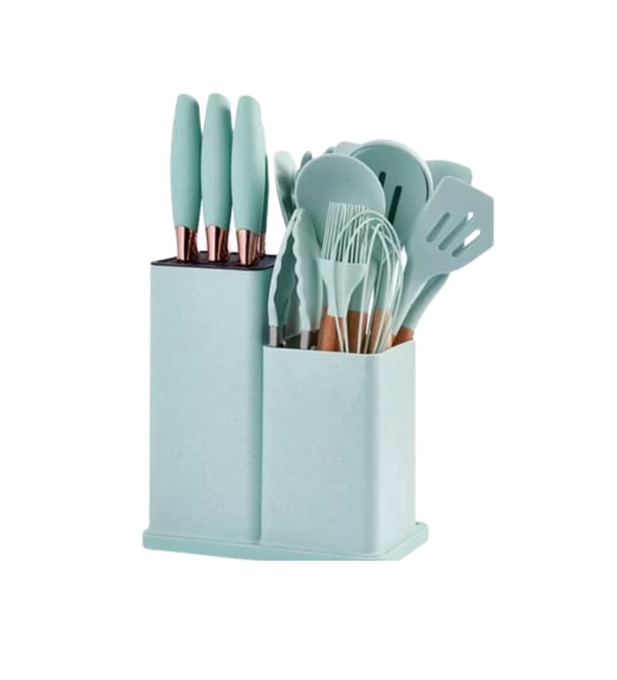 Utensilios de cocina con tabla 19 piezas