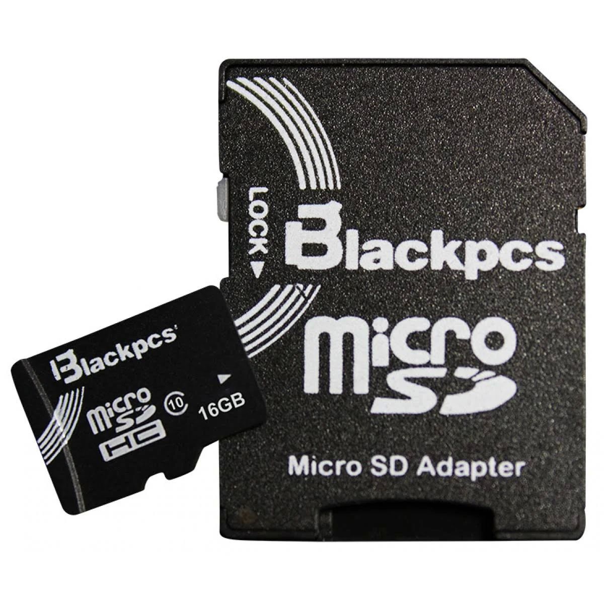 Memoria Micro Sdhc Blackpcs 16gb Clase 10 (mm10101-16)