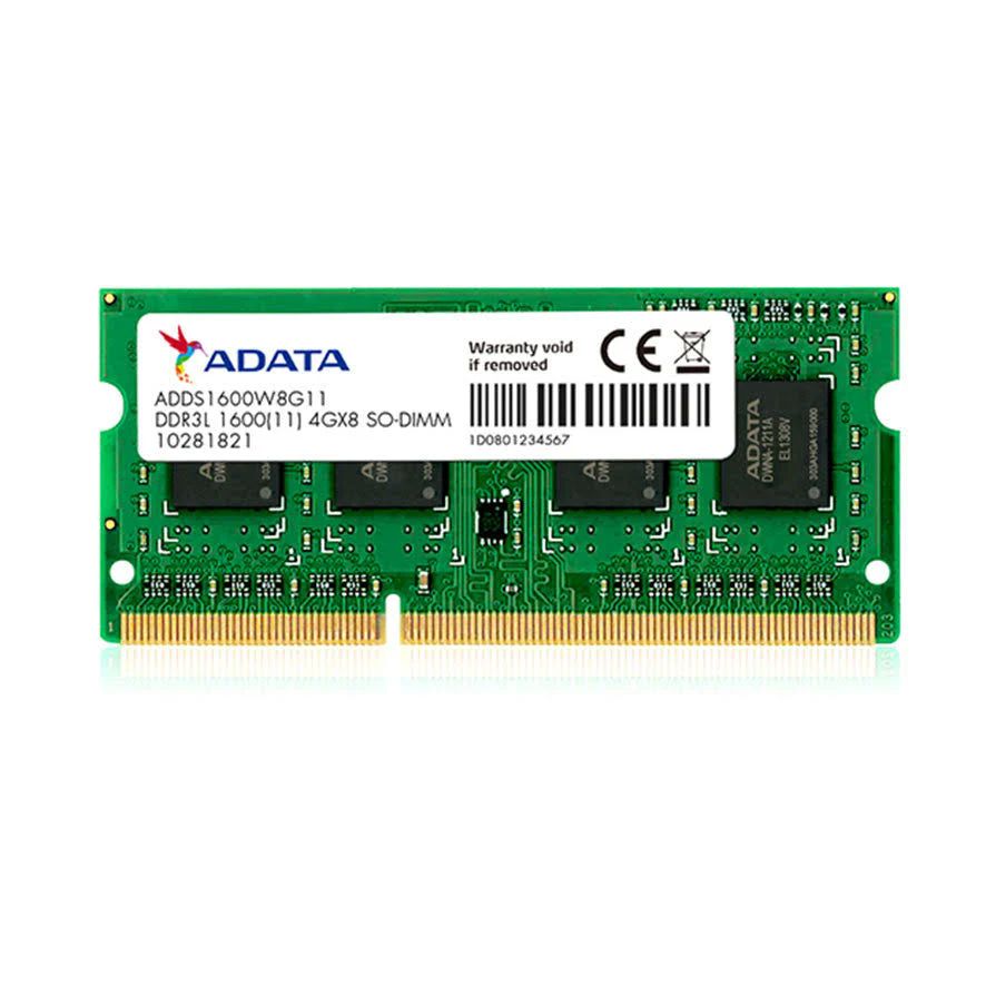 Memoria Ddr3l Adata 8gb 1600 Mhz Sodimm 1.35v (adds1600w8g11-s)