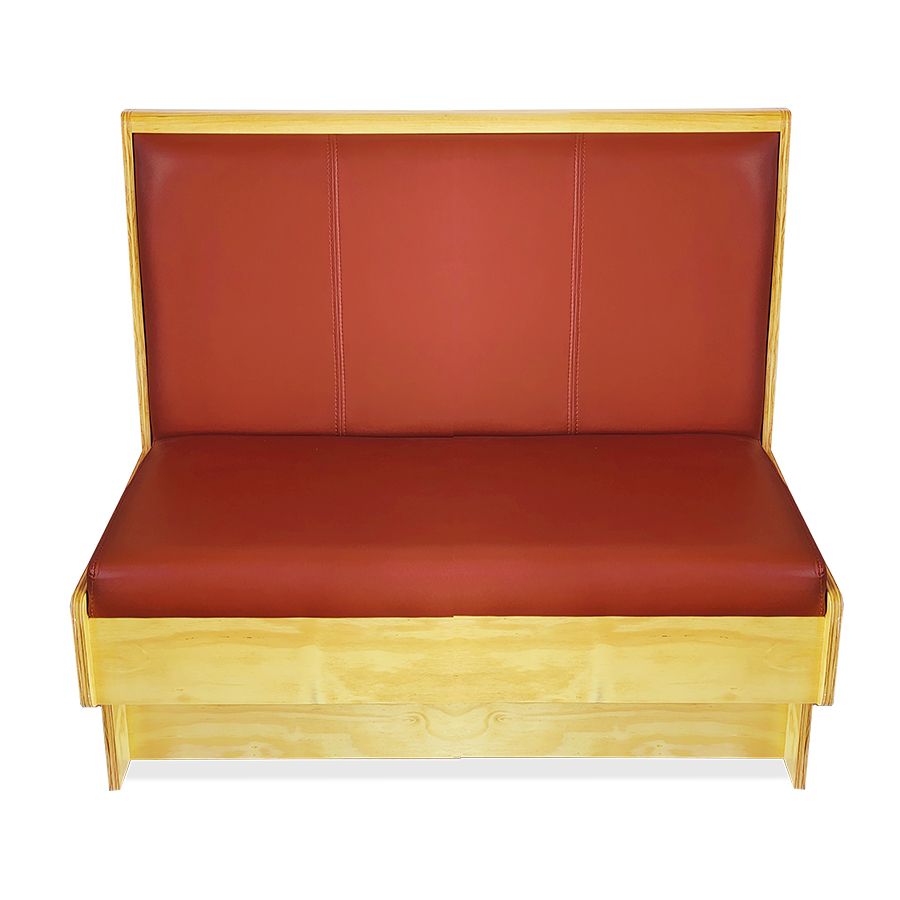 Booth para restaurante, bar ó cafetería modelo Florencia Cobrizo