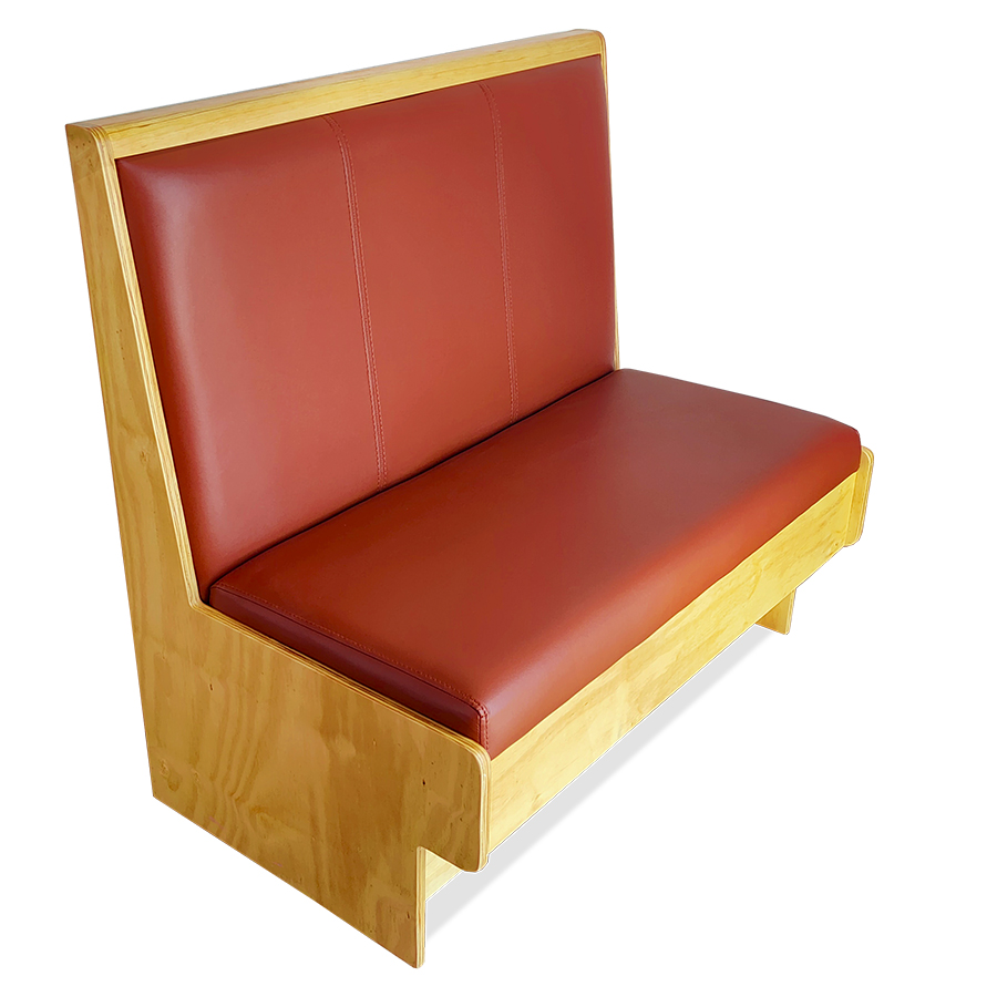 Booth para restaurante, bar ó cafetería modelo Florencia Cobrizo