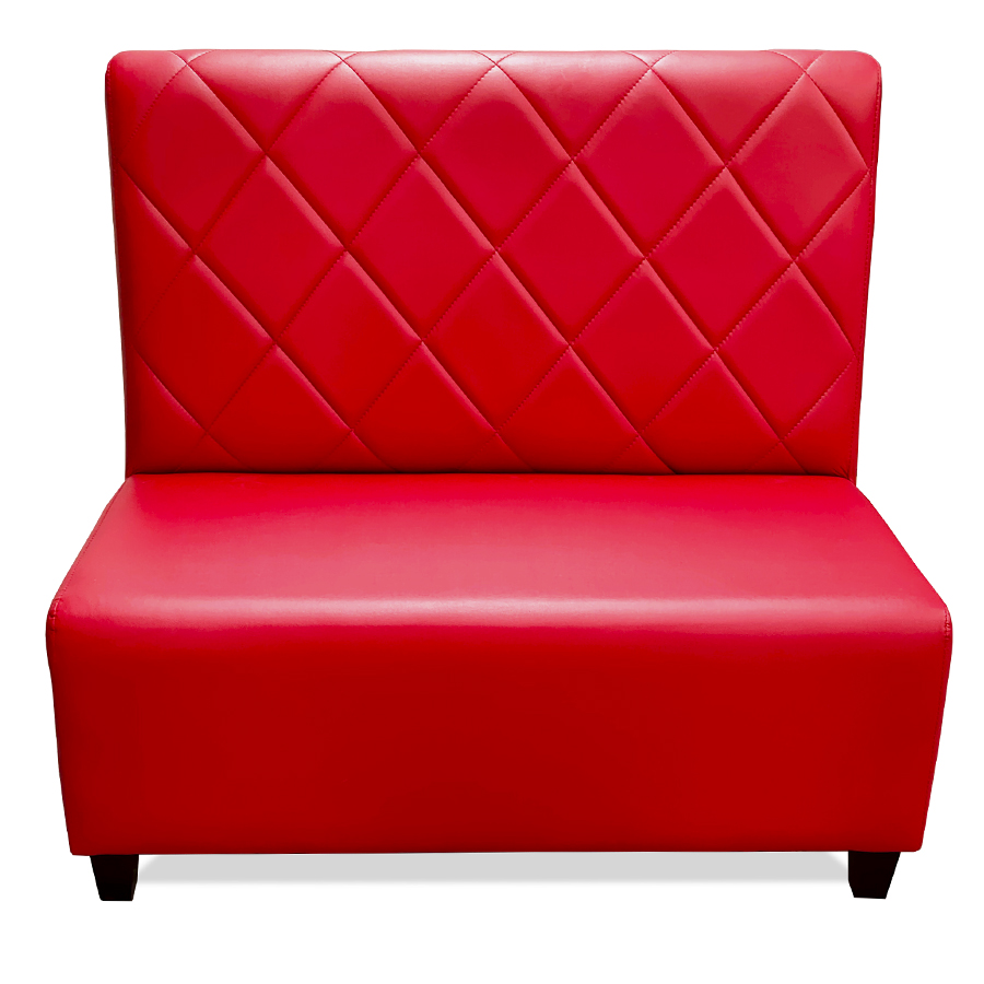 Booth para restaurante, bar ó cafetería modelo  Mesina Rombos Cherry