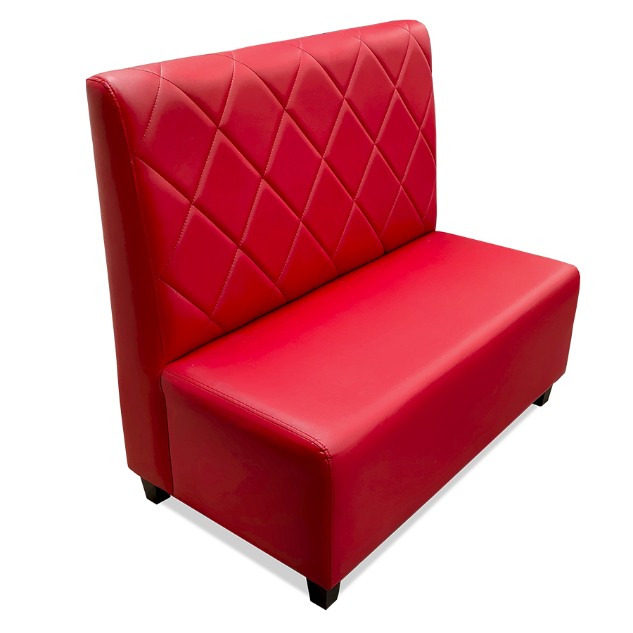 Booth para restaurante, bar ó cafetería modelo  Mesina Rombos Cherry