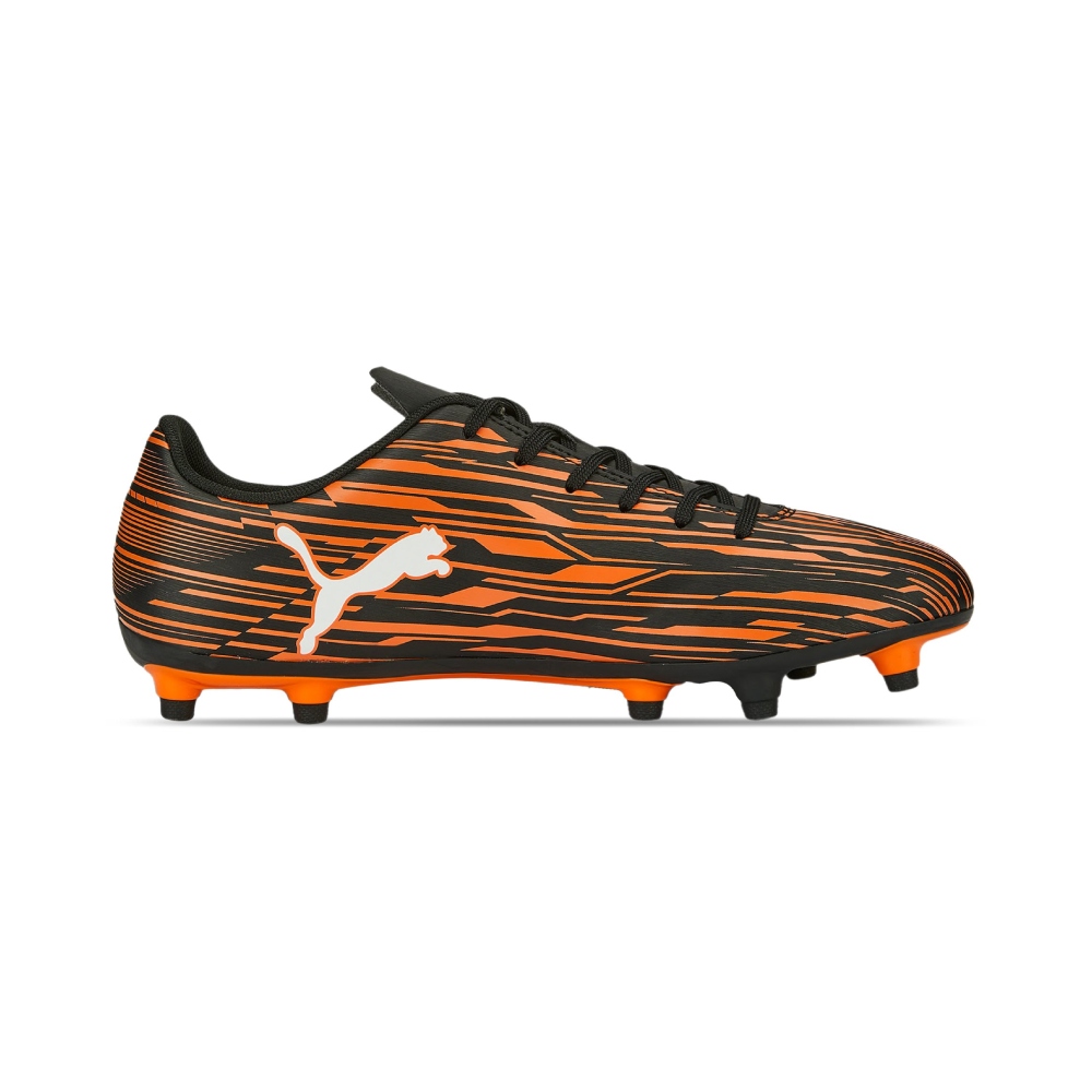 TENIS PUMA DE FUTBOL RAPIDO III FG/AG NEGRO/NARANJA DE HOMBRE 106572 08