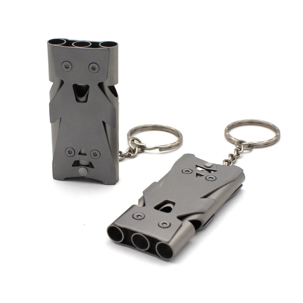 Silbato 180 DB Supervivencia Rescate SOS tres tubos