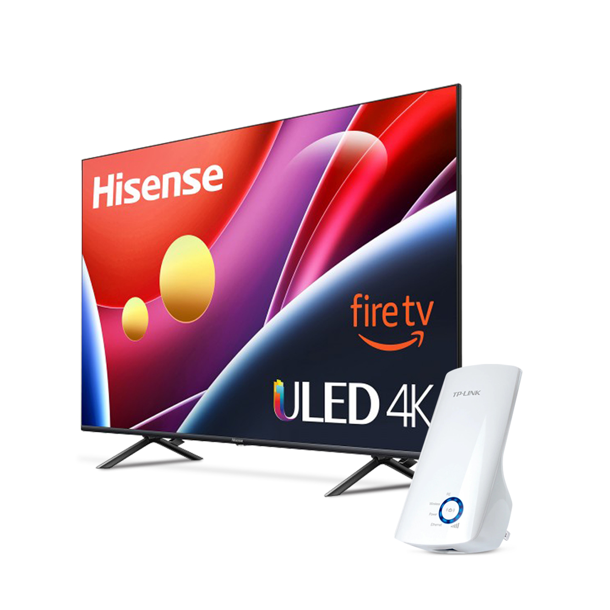 Pantalla Hisense Smart Fire Tv 58 Uled U6 Quantum Dot 4k Uhd 58u6hf + Repetidor