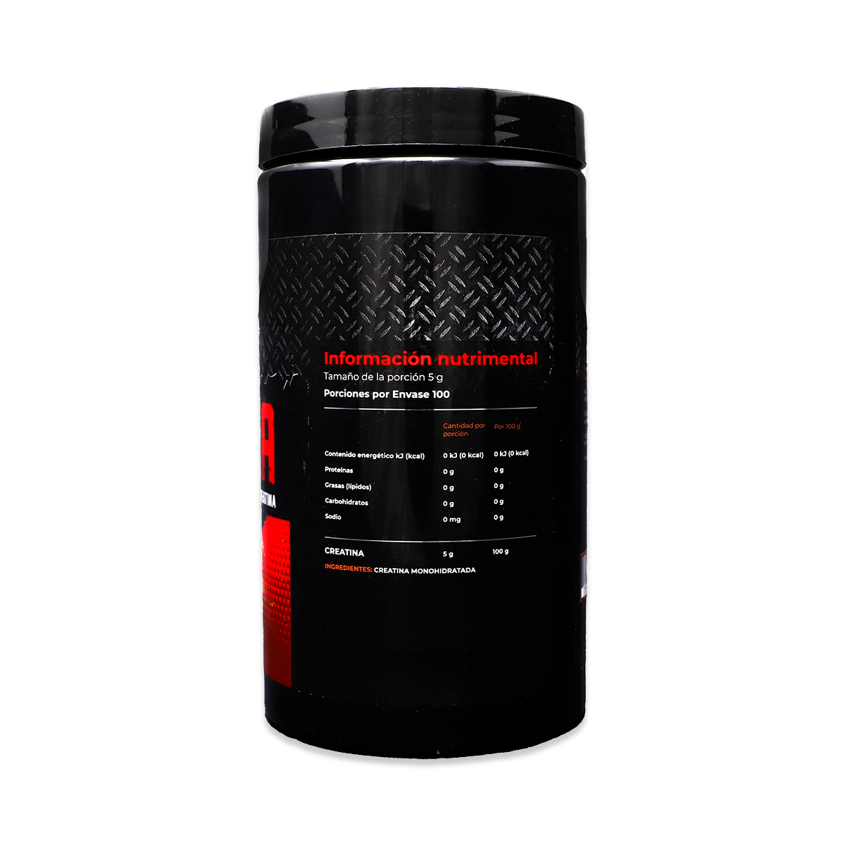 Creatina Pitbull Labs 100 servicios 500 g creatina monohidratada