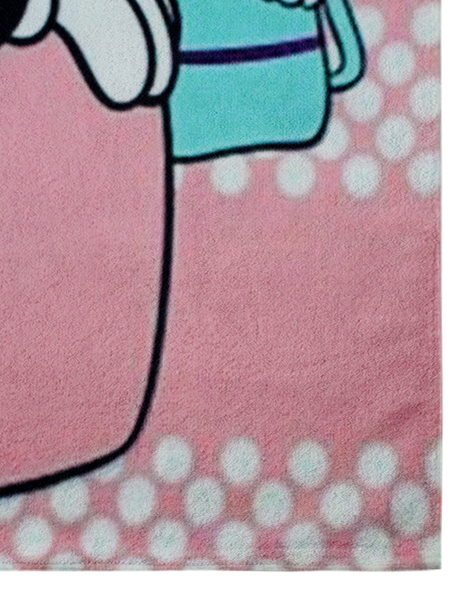 Toalla De Baño Diseño Gato Figaro Minnie Disney Niña Microfibra de Poliéster