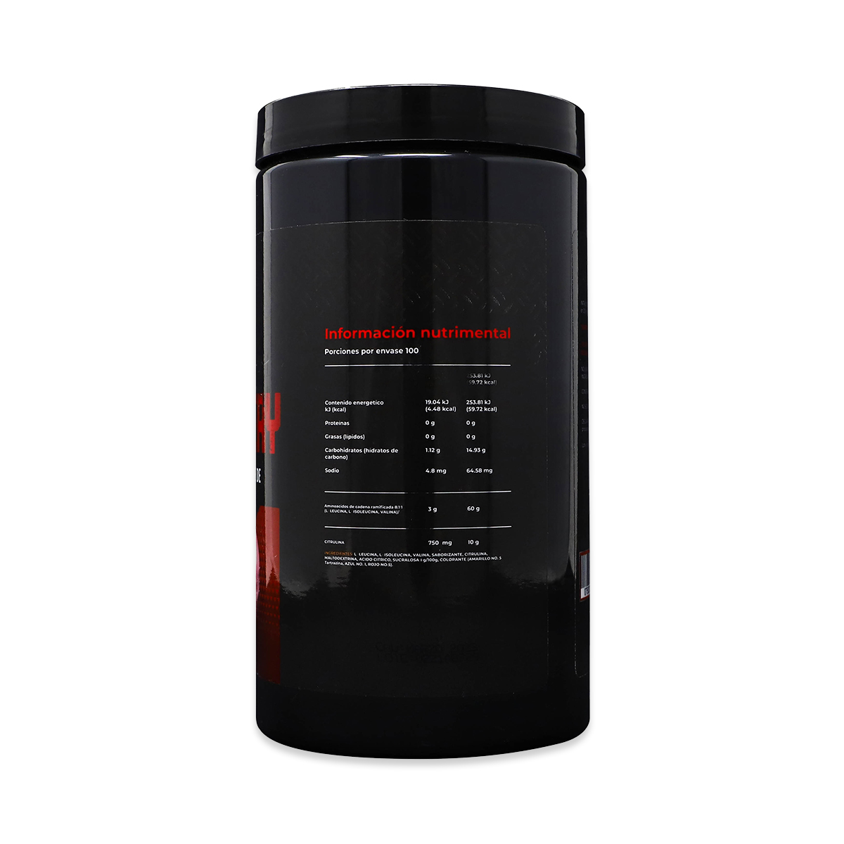 BCAA Recovery Aminoácidos 100 servicios (Sabor Limonada) PBLabs 500 g
