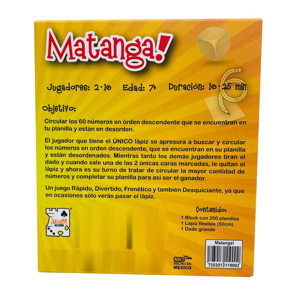 Matanga! en español de JugandoAndo