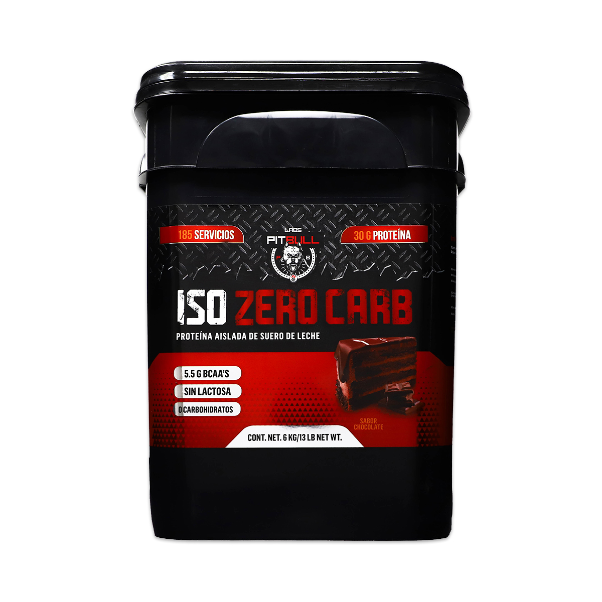 Proteína Iso Zero Carb Pitbull Labs (Sabor CHOCOLATE) 185 SERVICIOS