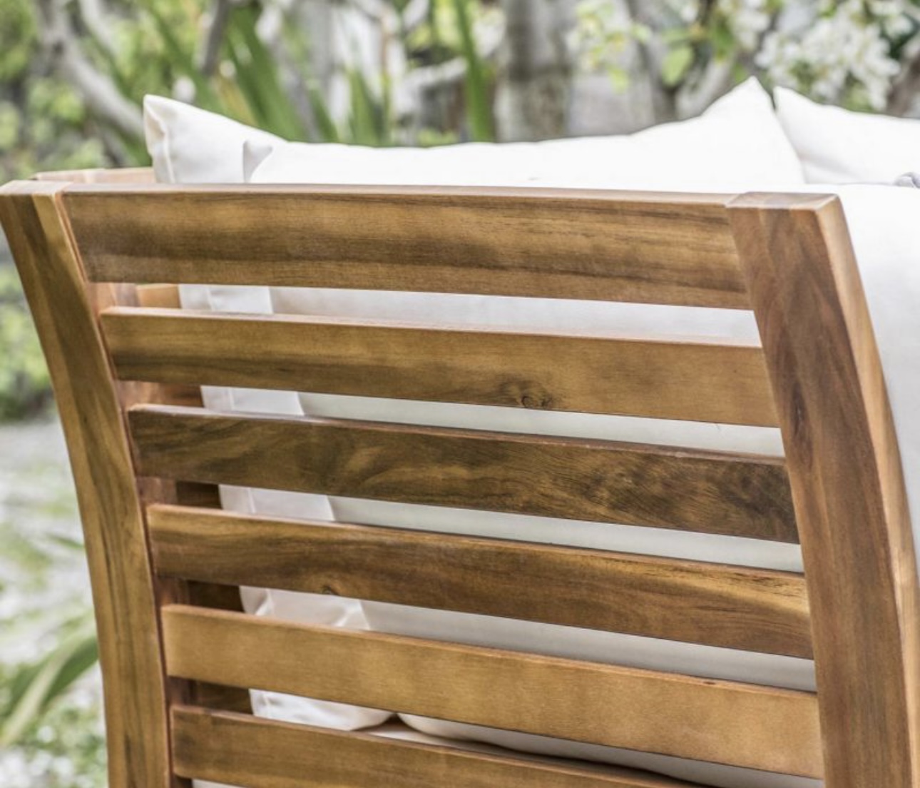 Sillón Esquinero Para  Exterior o Interior Acacia