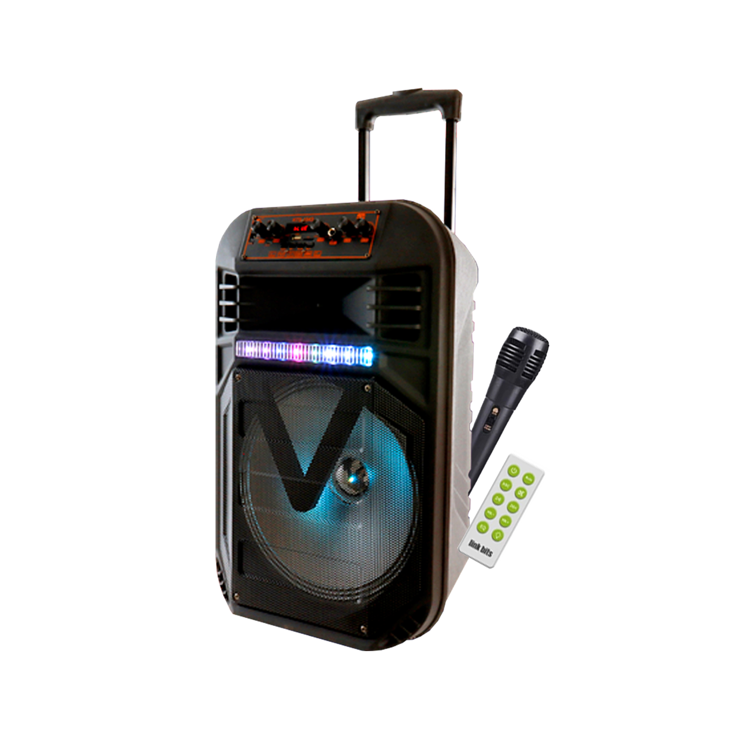 Bocina Portátil de 12" con Bluetooth y Micrófono Link Bits KTS-1543