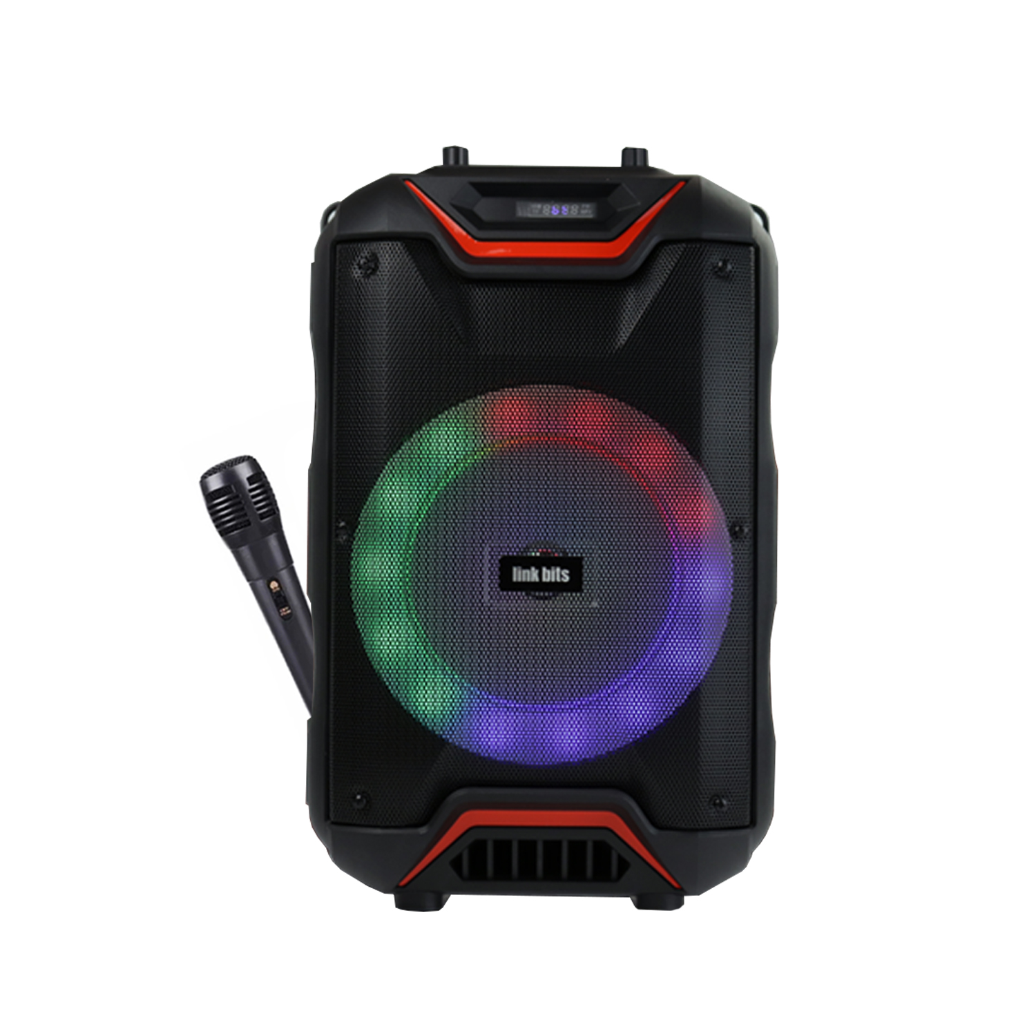 Bocina Portátil de 8" con Bluetooth y Micrófono Link Bits SA8024T