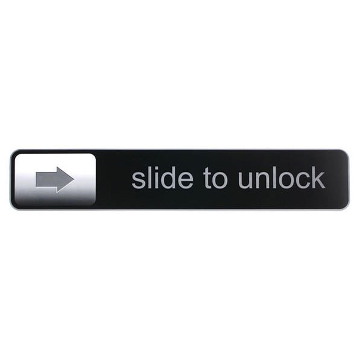 Imán decorativo tamaño gigante slide to unlock 