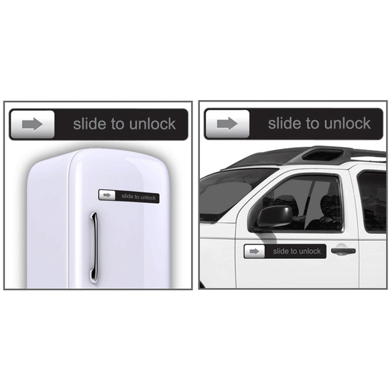 Imán decorativo tamaño gigante slide to unlock 