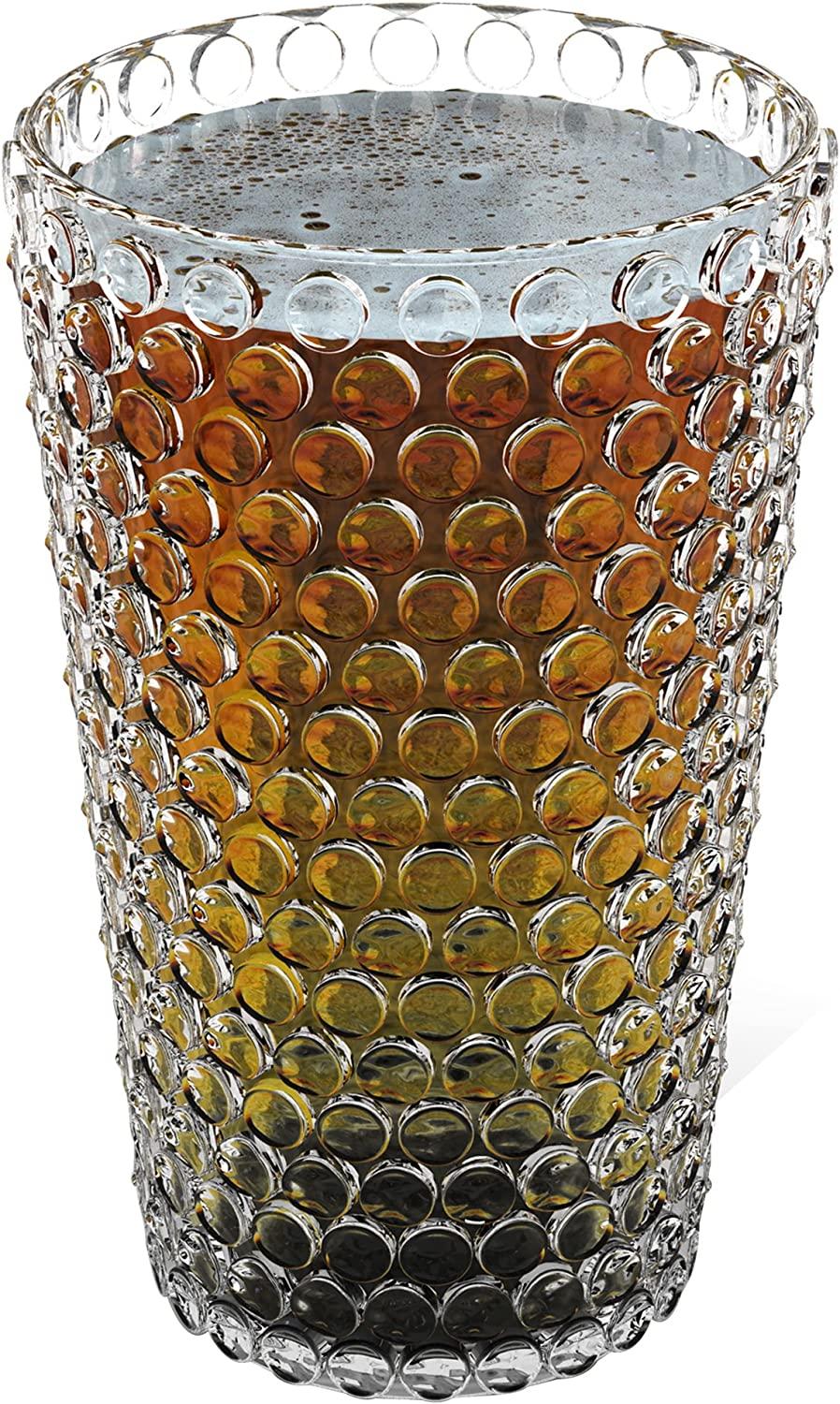 VASO CON DISEÑO DE PLASTICO BURBUJA 