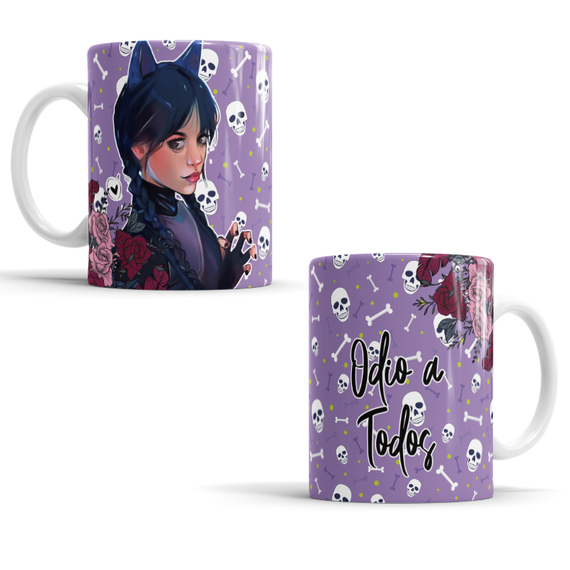 Taza Merlina addams serie