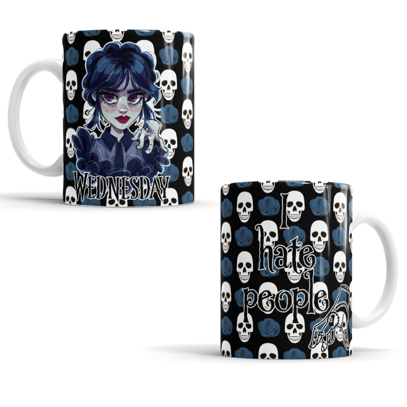 Taza Merlina addams serie