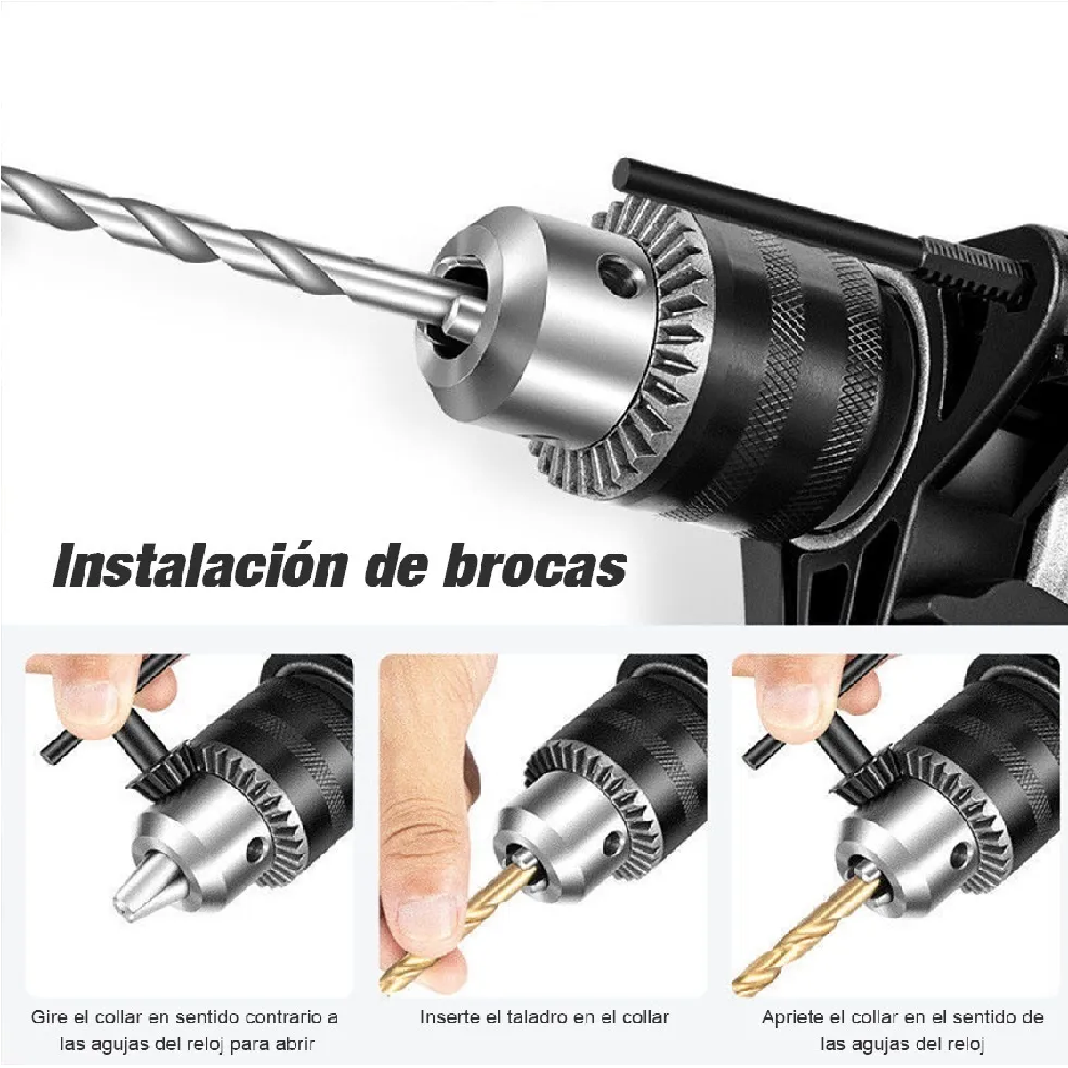 Taladro Rotomartillo 1/2'' Herramienta Prioofesiona 810w