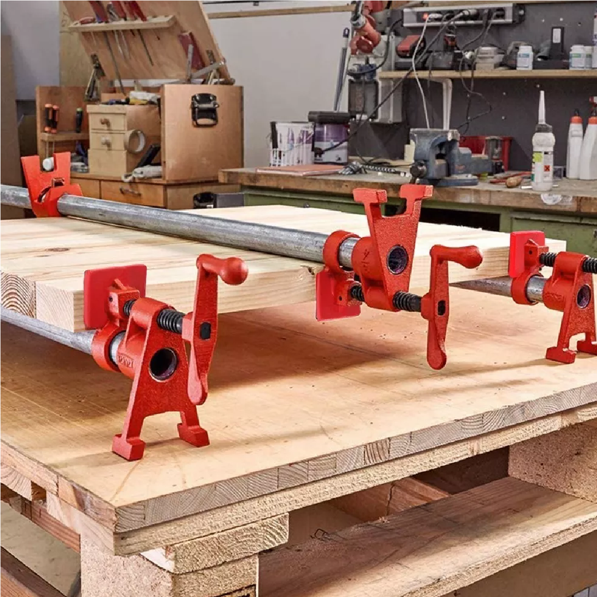 Prensa / Sargento Para Madera De Tubo 3/4 Pz