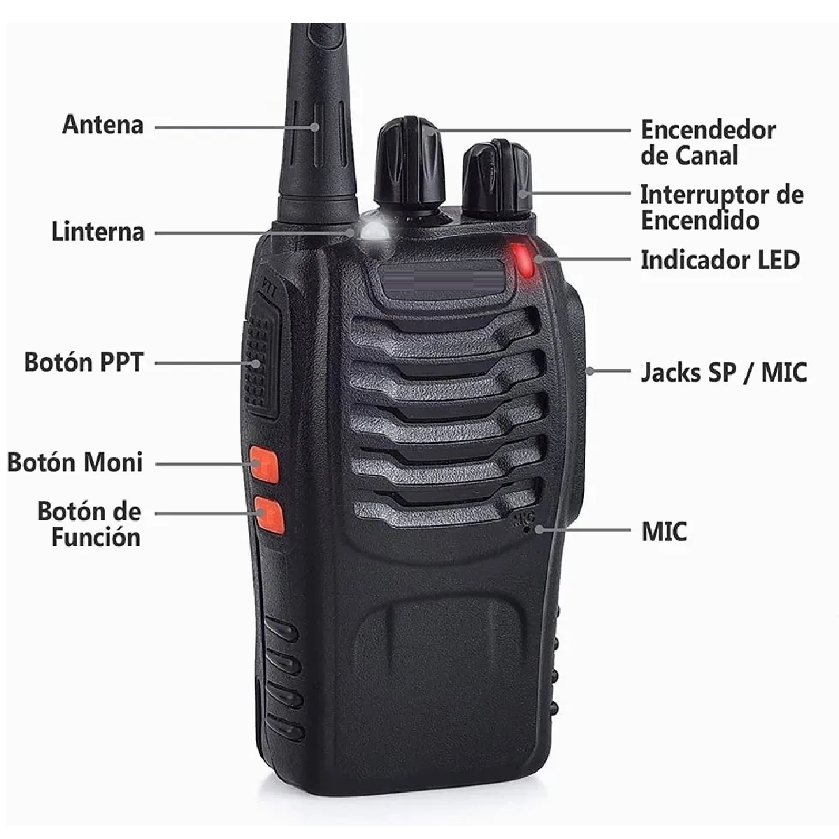 Set 2 Radios Con Manos Libres Set-2