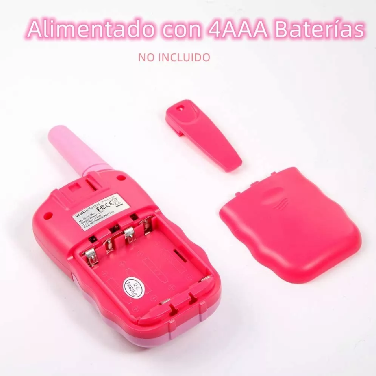 Set Radio Walkie Talkie Para Niños Con 22 Canales 3 Millas 2 Pcs