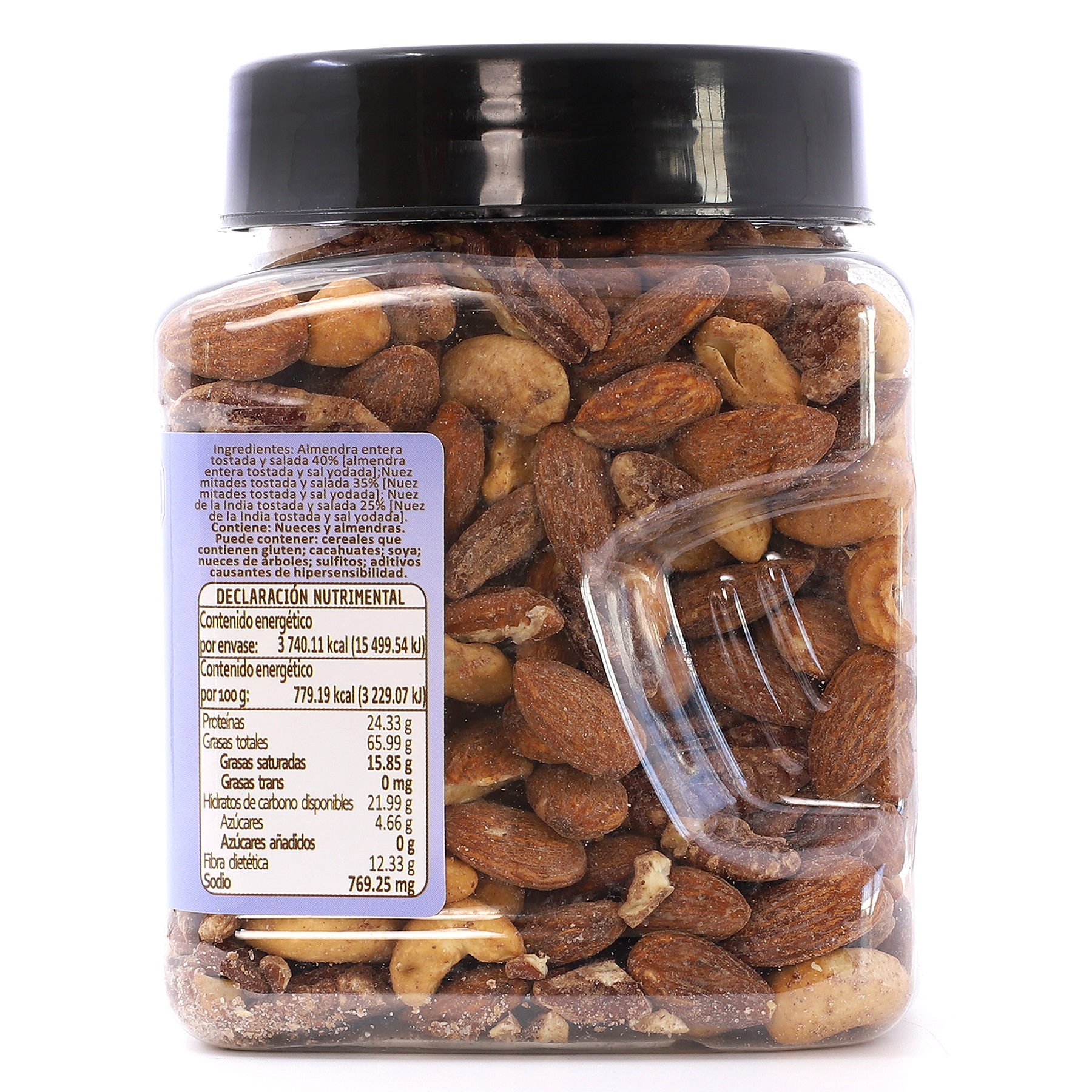 The Nut House - Mezcla de Nueces Tostadas y Saladas - Vitrolero 480g