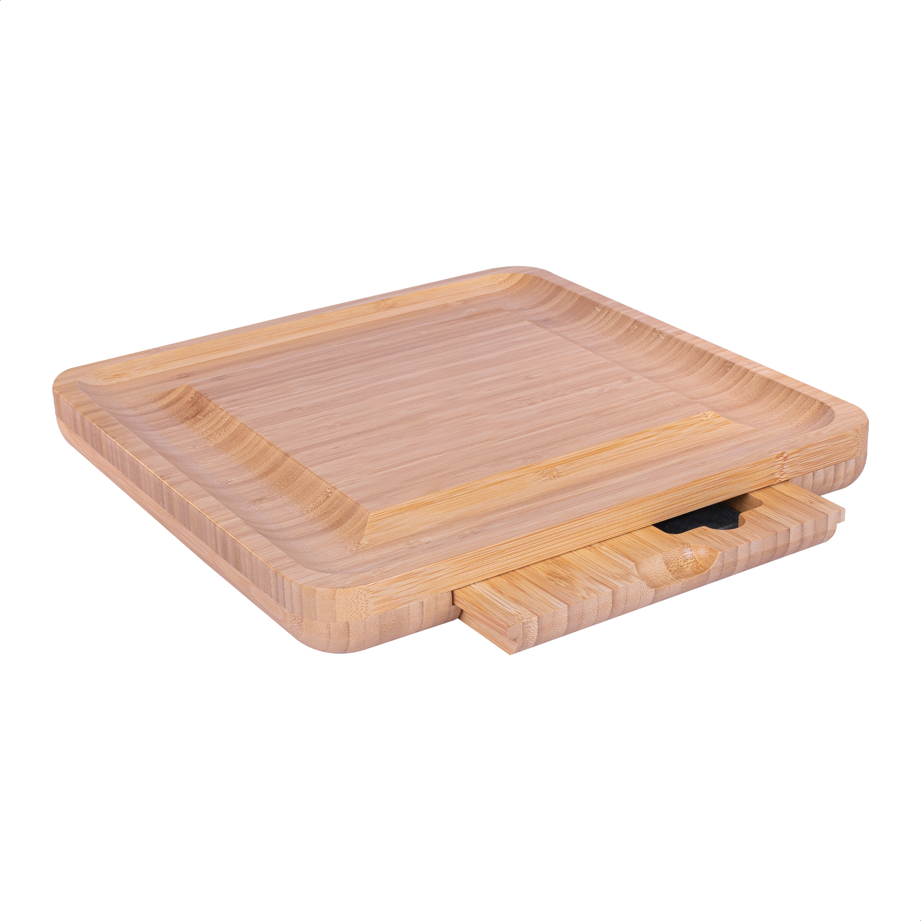 Tabla para quesos de bambú con accesorios Tutti.