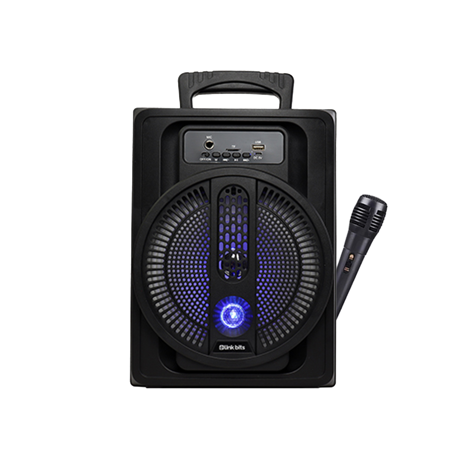Bocina Portátil de 8" con Micrófono Link Bits SA8056T