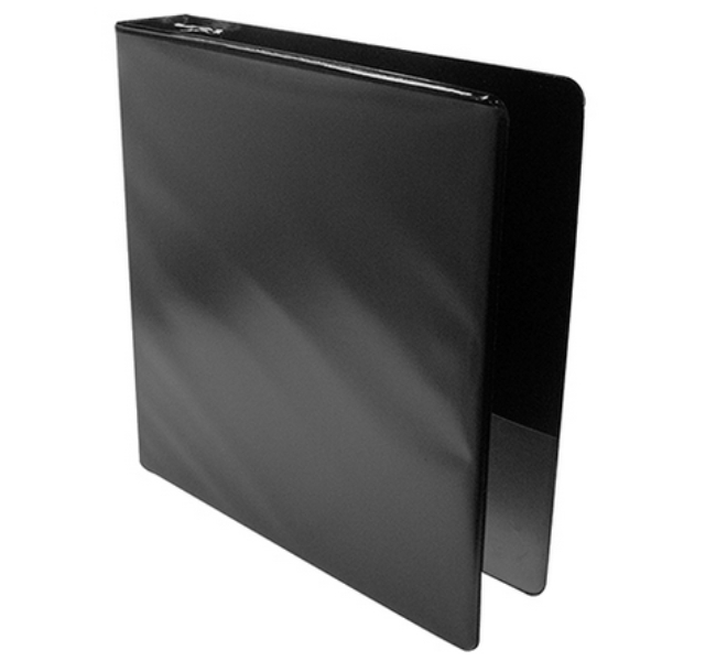 Carpeta con cristal 1" Tres anillos Ideal Para estudiantes, trabajadores, Etc. KINERA