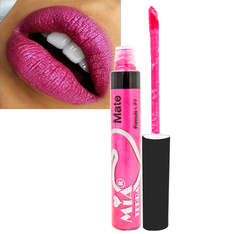 Labial Mate Indeleble Organico Color Palo de Rosa Mia Terra Cosmetics